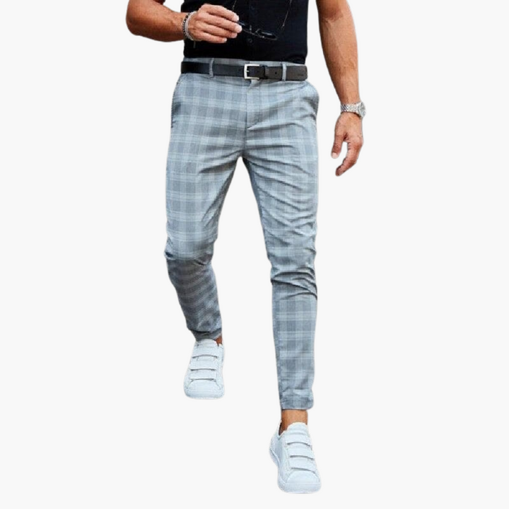 Roy™ | Checkered Chinos for Men