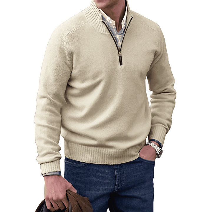 Noah™ | Cashmere Sweater with Zipper