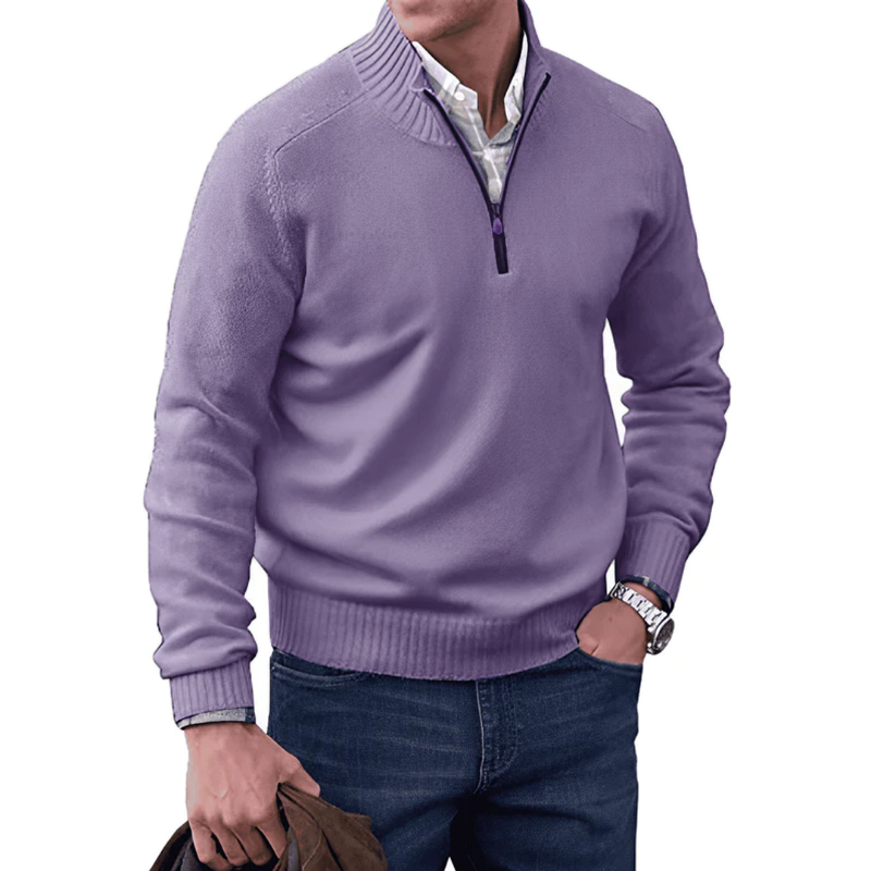 Noah™ | Cashmere Sweater with Zipper