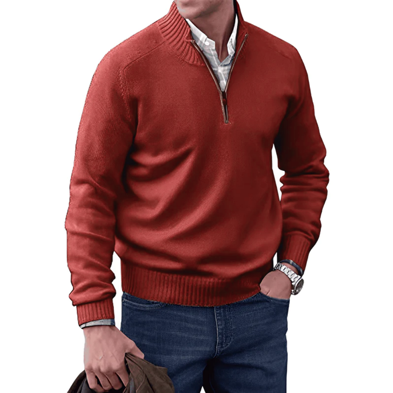 Noah™ | Cashmere Sweater with Zipper