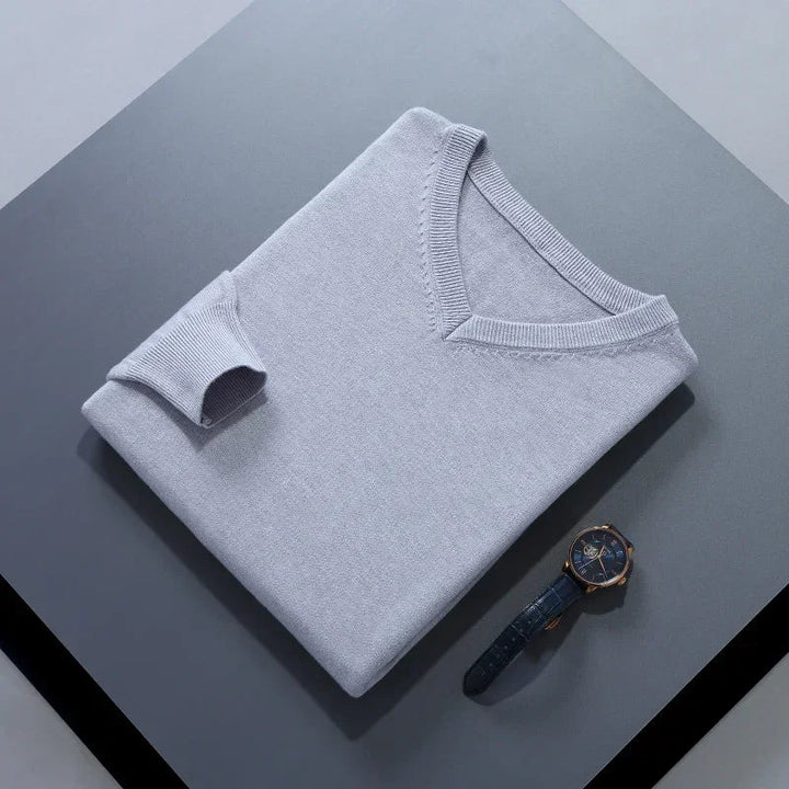 Finn™ | V-Neck Cashmere Jumper
