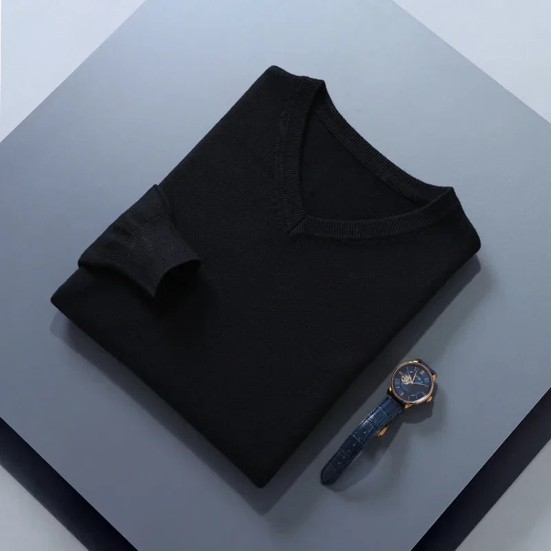 Finn™ | V-Neck Cashmere Jumper