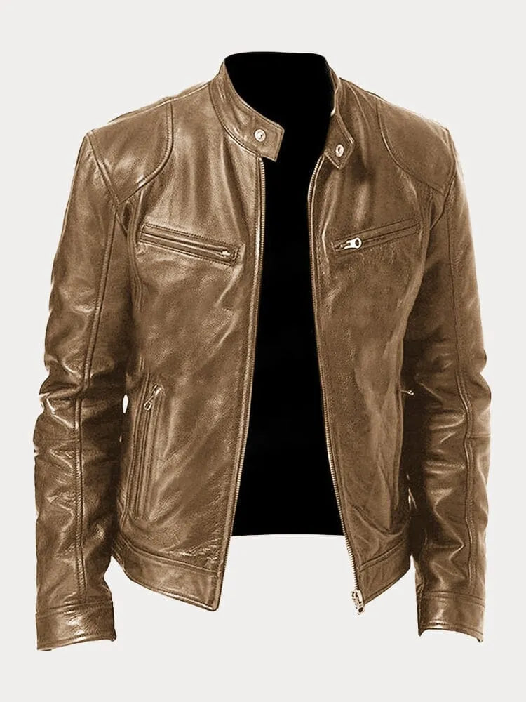 Rino™ | Casual Leather Jacket for Ultimate Comfort