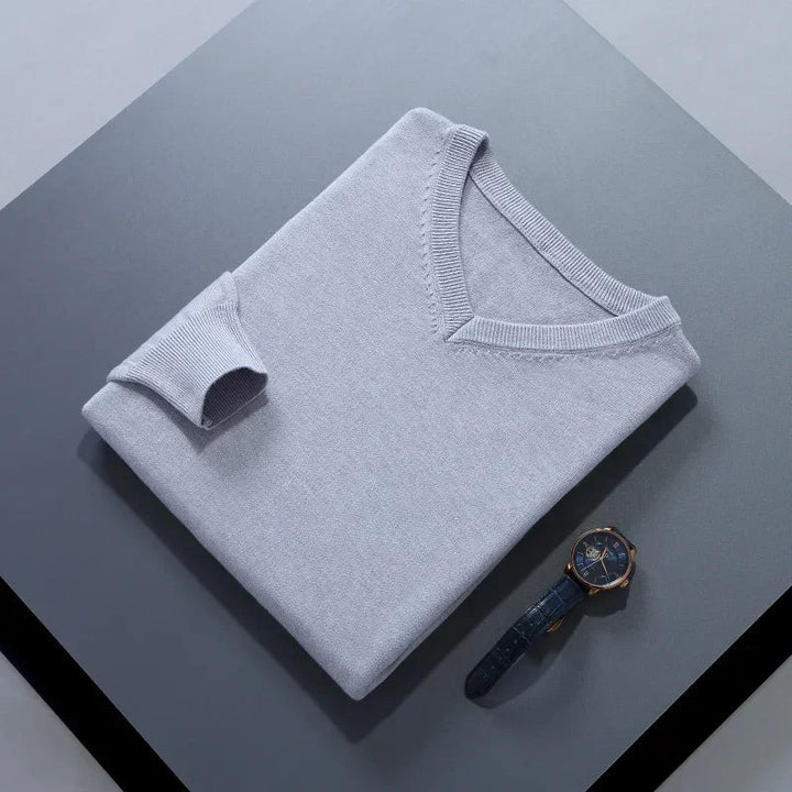 Finn™ | V-Neck Cashmere Jumper
