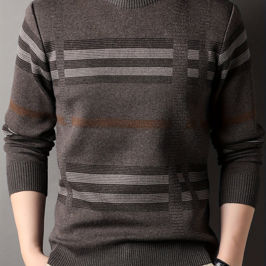Colton™ | Slim Fit Striped Knit Sweater