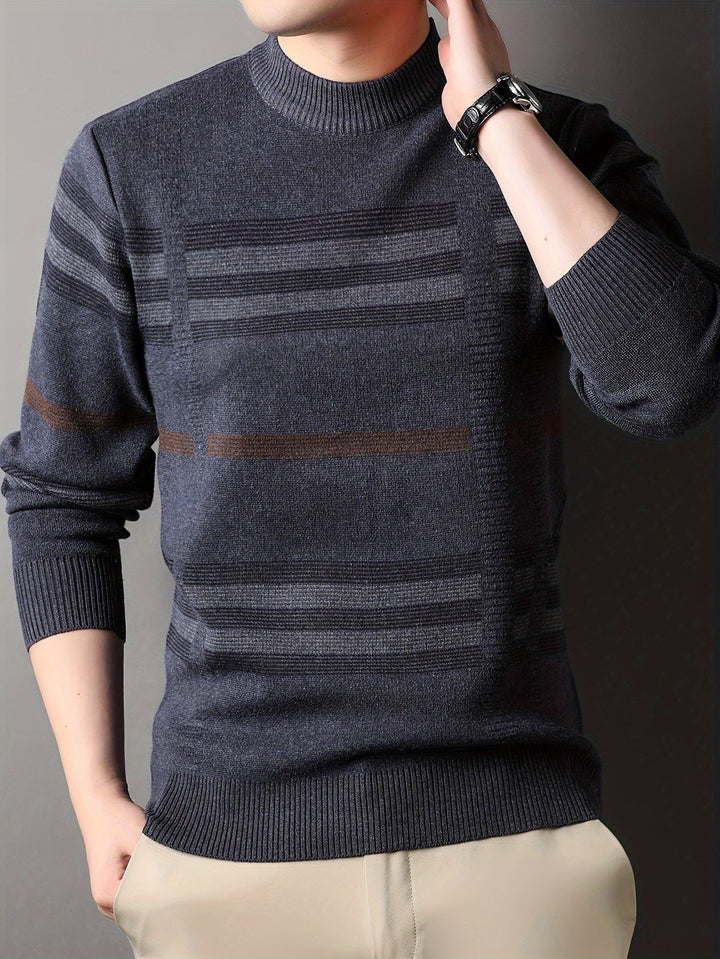 Colton™ | Slim Fit Striped Knit Sweater