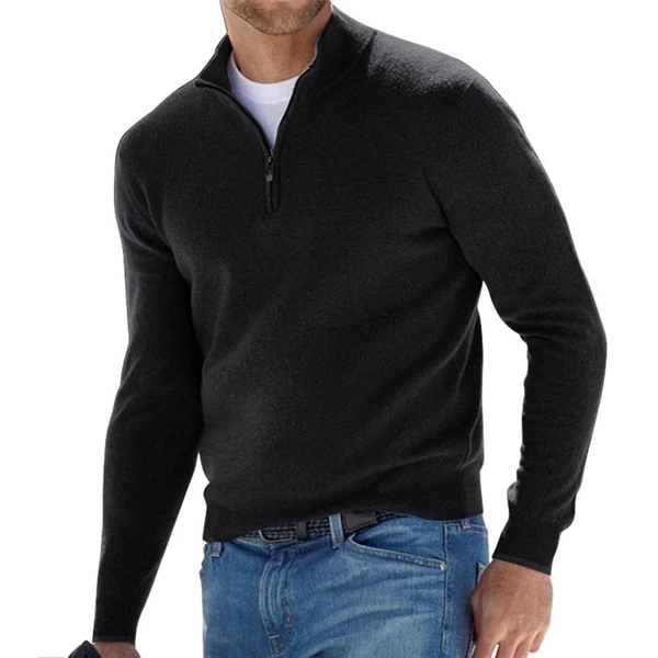 SAMEER - cashmere zipper sweater