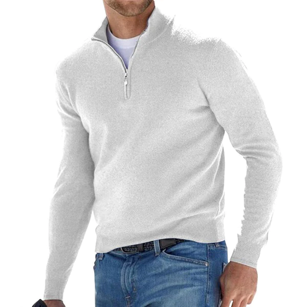 SAMEER - cashmere zipper sweater