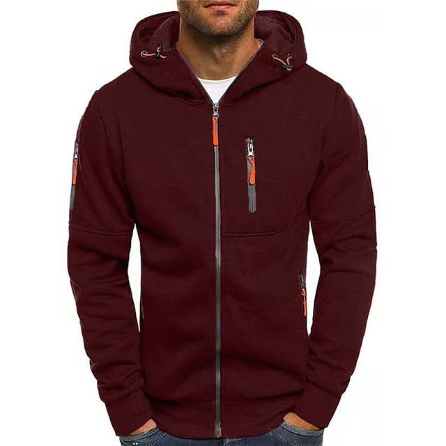 Jeff™ | Elegant Slim Fit Zip-Up Hoodie